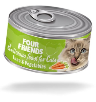 FourFriends Burkmat Tuna & Vegetables 85 g